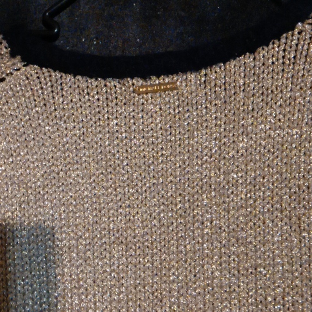 Michael kors sweater gold sweater